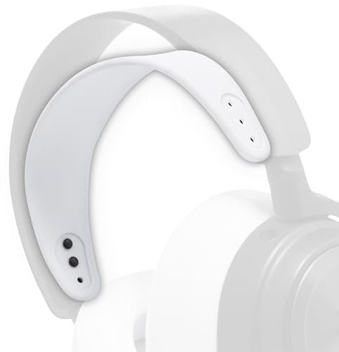 WC HeadbandZ Arctis Nova - Upgraded Silicone Headband for Arctis Nova Headsets by Wicked Cushions - Enhanced Flexibility, Comfort, and Style with Matching Earpad Designs| White