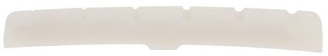 EMSea 1PC Gitarren-Schlitz-Knochensattel Kompatibel mit Fender Stratocaster Kompatibel mit Telecaster 43 X 3,3 X 4,9 Mm für 6-saitige E-Gitarre