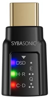 384K/32-bit DSD128 USB-C DAC Audio Adapter to 3.5mm Game Sound Booster