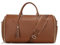 RUIMA Umwandelbarer Handgepäck-Kleidersack, PU-Leder, Kleidersäcke für Reisen, mit Schuhbeutel, 2-in-1, zum Aufhängen, Koffer, Anzugtasche (braun)