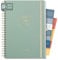 Häfft® Lehrer-Planer 2025/2026 A4 + Deluxe Green Canvas Hardcover Lehrerkalender groß, Schuljahresplaner mit Spiralbindung, Schulplaner - nachhaltig & klimafreundlich