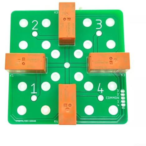 4:1 Coaxial Remote Antenna Switch with Controller, 1.5kW CW/RTTY or 3000W PEP Power, SO-239 Connectors, HF/CB Radio Antenna Selector,for Amateur Radio(A)