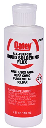 Oatey 30106 Soldering Liquid Flux, 4 Oz, No 11, 4-Ounce, Yellow