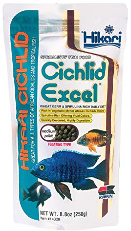 Hikari 8.8-Ounce Cichlid Excel Floating Pellets for Pets, Medium