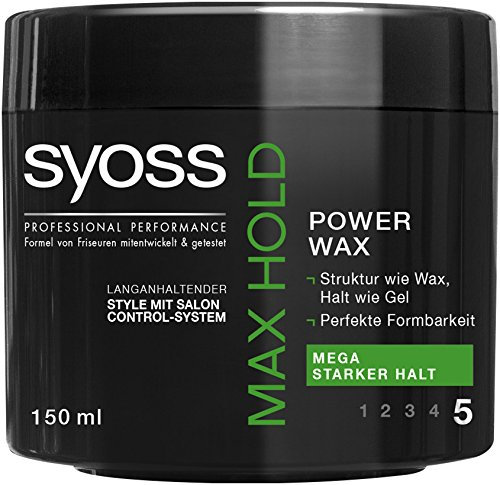 Syoss Max Hold Power Wax, 6er Pack (6 x 150 ml)