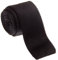 Retreez Herren Schmale Krawatte Strickkrawatte Knit Tie Vintage Smart Casual 5 cm - schwarz