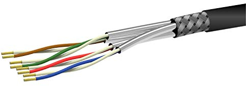 AIXONTEC CAT 7 5m Erdkabel schwarz S FTP PiMF Gigabit geschirmtes Kat 7 LAN Ethernet Installation Netzwerk kabel AWG23/1 mit PE Außenmantel UV-Beständig Verlegung Außenbereich + in der Erde