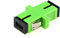 CABLEPELADO Acoplador de Fibra optica SC-APC monomodo simplex | Empalme fibra óptica | SC/APC a SC/APC Simplex | Permite el empalme de cables Simplex Mono-Modo (MM)