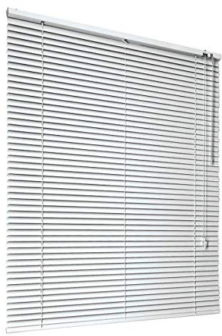 HSYLYM Aluminum Venetian Blinds (100 * 130cm, White)