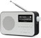 LEMEGA PR2 Radio digitale DAB/DAB+ e FM portatile,design tascabile compatto,radio DAB tascabile personale,sveglia,40 stazioni preimpostate,uscita cuffie,alimentazione a batterie o rete - Rosa