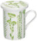 NEAVITA Tazza Infusiera VERDE in ceramica con coperchio e filtro acciaio