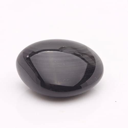 WLM Galet Rond en Obsidienne œil céleste 6 cm