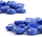 Steingrau 1kg Glasnuggets Korngrößen 17-20mm Opak Pastellblau