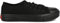 PAYMA - Baskets en Toile pour Femme, Bas Haut, Sneakers Canvas Tennis Chaussures Casuel de Sport. Platform. Semelle Simple et Double. Pointe Caoutchouc. Coleur: Noir Total Bas, Taille EU 39
