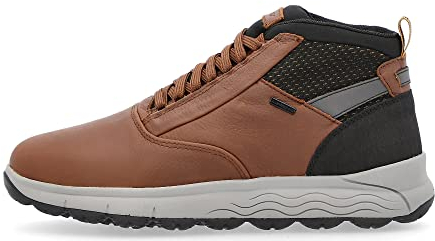 Geox U Spherica 4x4 B Abx, Scarpe da ginnastica Uomo, Marrone Brown, 41 EU