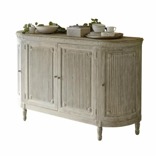 Loberon Kommode Cienegas, antikgrau | detailreich handgearbeitet, edel & robust, authentisches Antik-Finish, stilvolle Aufbewahrung, Kommodenschrank, Mangoholz