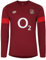 Umbro Mens England Long Sleeve Top Tibetan Red XL