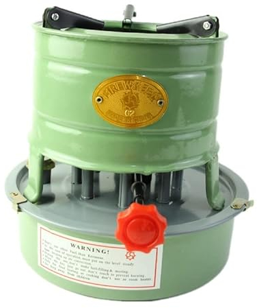 WFXXZL Calentadores Estufa de Queroseno con 8 mechas, Estufa de Camping portátil Sin Humo Calentador de Queroseno eficiente en Combustible Calefacción Cocinar Agua hirviendo