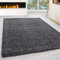 Giancasa Hochflor Teppich Läufer 60x110 cm Grau - Flauschiger Shaggy in vielen Farben für mehr Gemütlichkeit in deinem Zuhause - Ideal für Wohnzimmer, Flur und Schlafzimmer