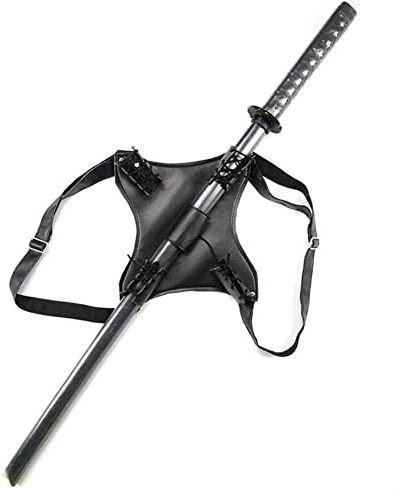 GXFCAI Sword Strap Katana Scheide Schwert Zwei Scheide PU Leder Gürtel Gurt Strap N6f0
