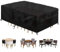 Abdeckung für Gartenmöbel 300x300x70cm Multi Größe Abdeckplane Gartenmöbel 420D Oxford Gewebe Schutzhülle Gartenmöbel Terrasse Gartenmöbel Abdeckungen für Gartenmöbel Sets Tische und Stühle