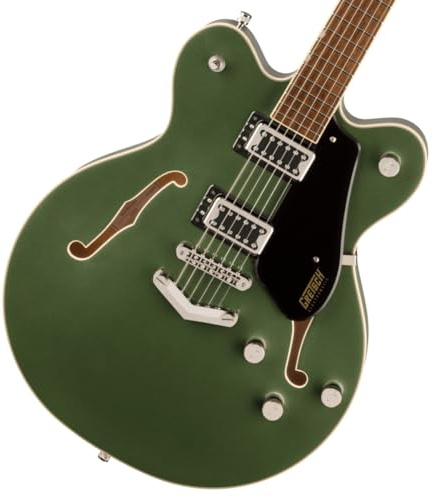 Gretsch G5622 Electromatic Center Block Double-Cut V-Stoptail Olive Metallic - Halbakustik Gitarre