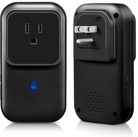 Power Failure Alarm with LED Indicator,80-110dB Adjustable Freezer Alarm with 7Siren,Power Loss Alarm with Voltage Test,Power Outage Alarm Perfect for GFI/GFCI Trips,Refrigerator,CPAP,Aquarium Air Pum