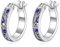 YFN Tulpen-Ohrringe Sterling Silber Tulpen Blume Hoop-Ohrring für Frauen (tulip)