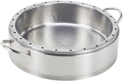 ANSNOW Vaporera The Ship Acero Inoxidable 304/Plata/28 * 28Cm