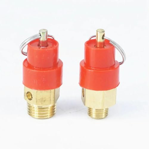 3/4/5/6/7/8/10/12/15 1/8 1/4 Male Brass Air Relief Safety Pressure Release Air Compressor -6-1/8