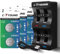 Lir2032 Rechargeable Battery Replace Cr2032 Batteries with Charger 6 Pack- 3.6V Lithium Ion Coin Cell