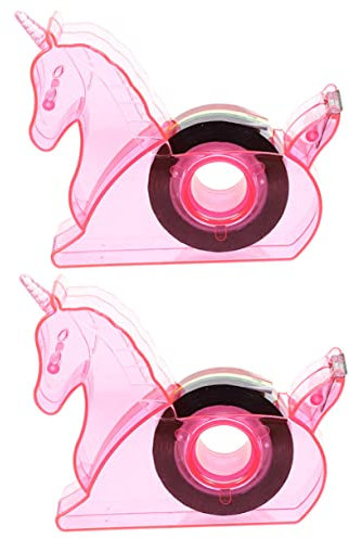 Homoyoyo 2stücke Klebebandspender Für Schreibtisch Klebebandhalter Mit Schneidfunktion Praktisch Und Langlebig Für Home Office Und Bürogebrauch