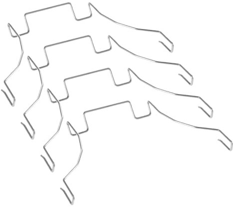 4 PCS CPU Heatsink Fan Buckle, Computer Mainboard CPU Radiator Fan Fixing Clip, CPUs Radiator Fans Hook Fixed Bracket Pc Mainboard CPUs Radiators Fans Wire Buckle Upper Hook Type Fixing Clips