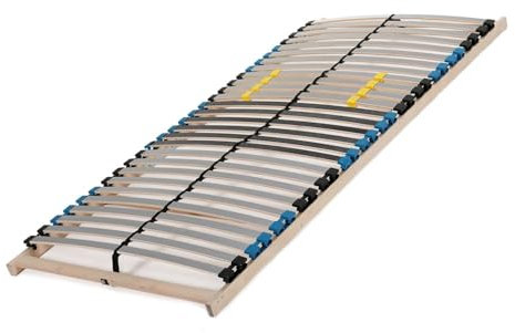 Sleepneo Lattenrost 120x200 cm 28 Latten 7-Zonen Belastbarkeit ca. 140 kg Schichtholz aus Birke Montage in Eigenregie Made in Germany