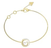 GUESS Damen-Armband Herz Goldfarben S JUBB05527JWYGS