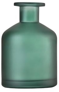 250ml Frosted Green Empty Glass Reed Diffuser Bottles,Diffuser Bottle for Essential Oils,Aromatherapy Container for DIY Replacement Reed Diffuser,Reed Sticks,Crafts Decor
