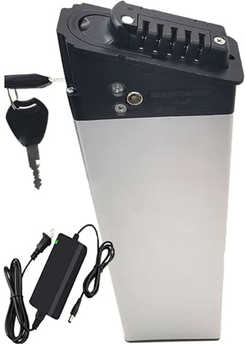 36V 13Ah E-Bike-Akku, 36 Volt Faltbarer Elektrofahrradakku Für 250W 350W 500W Motor Mit Ladegerät BMS 36V 13Ah Lithium Li-ION Faltbarer Elektrofahrrad Batterie 36V 13Ah,410mm