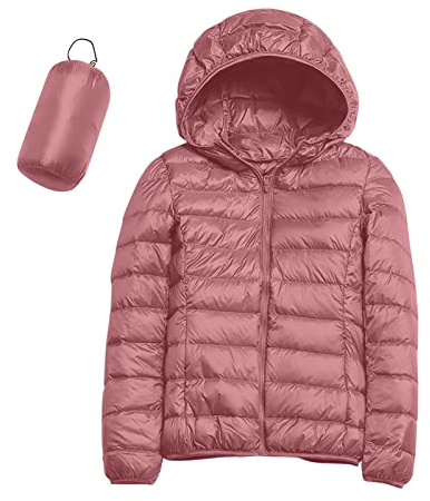 Piumino Donna 100 Grammi Giacca Elegante Slim Cappotti Corto Antivento Mezza Giubbotto Caldo Ripiegabile Fit Per Trekking Piumino Casual Comodo Grandi Tinta Unita Da Montagna Primaverile E Invernale