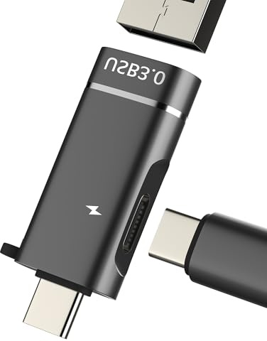 USB C OTG Cable Adapter USB Splitter Port Type C Power for iPhone 17 16 15 Pro Max Compatible with Samsung S25 S24 Charging Device for iPad Memory Digital Camera for Apple Android Accessories Adaptor