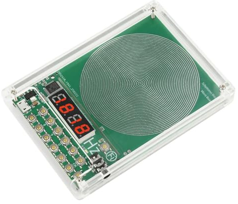zstg Generador de Frecuencia Schumann 7,83 Hz V2 Ajustable 0,1 Hz‑30 kHz | Resonancia Onda Schumann, Ideal para Alivio del Estrés, Meditación, Mejora del Sueño, Placa con Carcasa con Alimentación USB