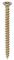 Timco SDF456_P Vis à bois plaqué zinc, 40050SOLOC