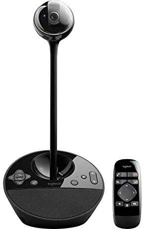 Logitech BCC950 cámara web Negro - Webcam (30 pps, 1080p, H.264, Negro, Puesto, 0 - 180°)