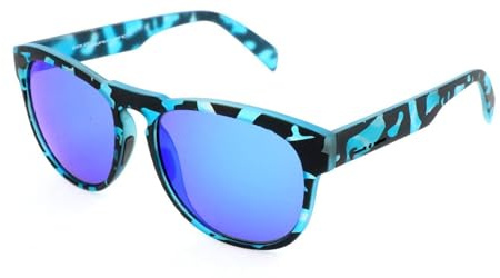 Italia Independent 0902-147-000 Sunglasses, Blue/Black, 54 Unisex