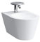 Laufen Kartell Wand-Bidet, 1 Hahnloch, 370x545x430, Farbe: Weiß - H8303310003021