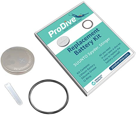 ProDive good to have on hand Battery kit for Suunto Stinger, Spyder Dive Computer