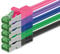 0.25 M Cat.7 Network Cable Pack of 5 Cat7 Patch Cable Lan Cable Ethernet RJ45 10 Gbit/s (All Internet Speeds) 5 Colors 0.25 Meter