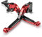 CNC Aluminium Bremshebel YZF Kupplungshebel Set Kupplung Klappbar Ausziehbar Für YZF R1 2004-2014 YZF R6 2005-2016 Rot