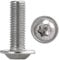 Linsenkopfschrauben mit Flansch und Innensechsrund M5x12 Edelstahl (20 Stück) Linsenkopf Flachkopfschrauben FASTON