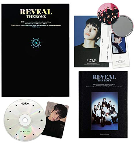 THE BOYZ 1st Album - Reveal [ MOON ver. ] CD + Booklet + Post Card + Photo Cards + Fortune Card + FREE GIFT / K-pop Sealed