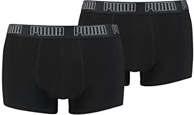 PUMA 12 er Pack Short Boxer Boxershorts Men Pant Unterwäsche kurz 100000884, Farbe:001 - Black, Bekleidungsgröße:M